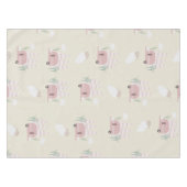 Nappe Camionnette rose motif terreux   (Devant (Horizontal))