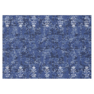 Nappe Camo Bleu Marine Conserve Le Calme Et Votre Texte