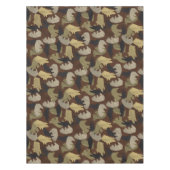 Nappe Camouflage animal Silhouette Brown (Devant)
