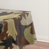 Nappe Camouflage animal Silhouette Brown (In Situ)