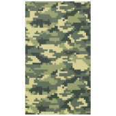 Nappe Camouflage numérique en bois à 8 bits / Camo (Devant)