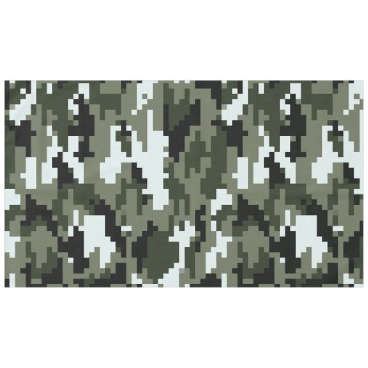Nappe Camouflage urbain numérique à 8 bits / Camo (Devant (Horizontal))