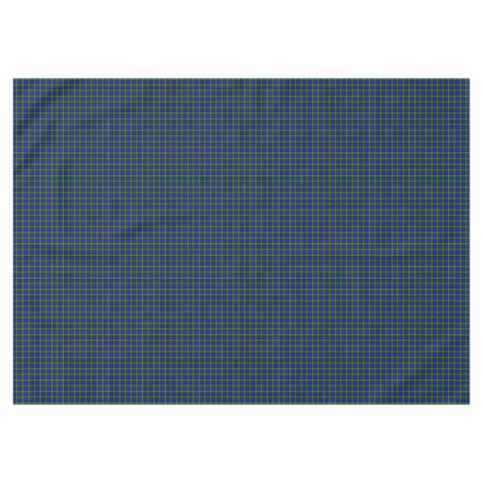 Nappe Campbell tartan bleu vert plaid (Devant (Horizontal))