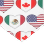 Nappe Canada Mexique États-Unis accueillant le tournoi d (Angle)