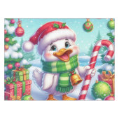 Nappe Canard de Noël coloré mignon (Devant (Horizontal))