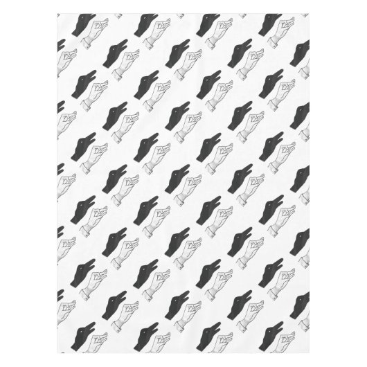 Nappe Canard Silhouette main (Devant)