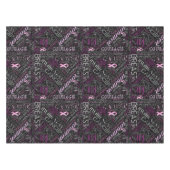 Nappe Cancer du sein Sensibilisation Mot Cloud ID261 (Devant (Horizontal))