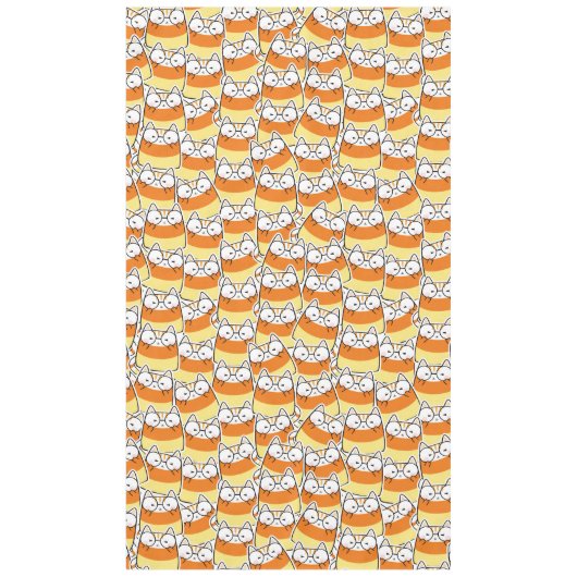 Nappe Candy Corn Cat Motif (Devant)