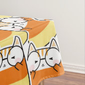 Nappe Candy Corn Cat Motif (In Situ)