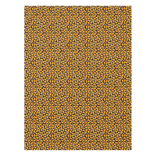 Nappe Candy Corn Halloween Trick ou Treat Motif (Devant)