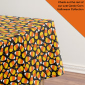 Nappe Candy Corn Halloween Trick ou Treat Motif