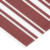 Nappe Canneberge rayée double mouchetée (Angle)