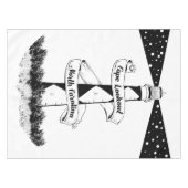 Nappe Cape Lookout Lighthouse noir et blanc (Devant (Horizontal))