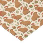 Nappe Capybaras à Noël (Angle)