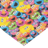 Nappe Caractère de rue Sésame Face au Motif (Angle)