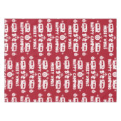 Nappe Caravan Joyeux Camping de Noël (Devant (Horizontal))