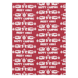 Nappe Caravan Joyeux Camping de Noël