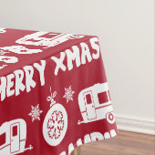 Nappe Caravan Joyeux Camping de Noël (In Situ)