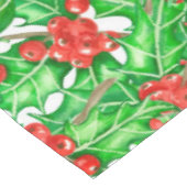 Nappe Cardinal et motif d'aquarelle de baie sainte (Angle)