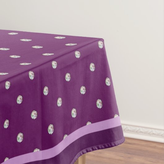 Nappe Cardinal Red Rosace (In Situ)