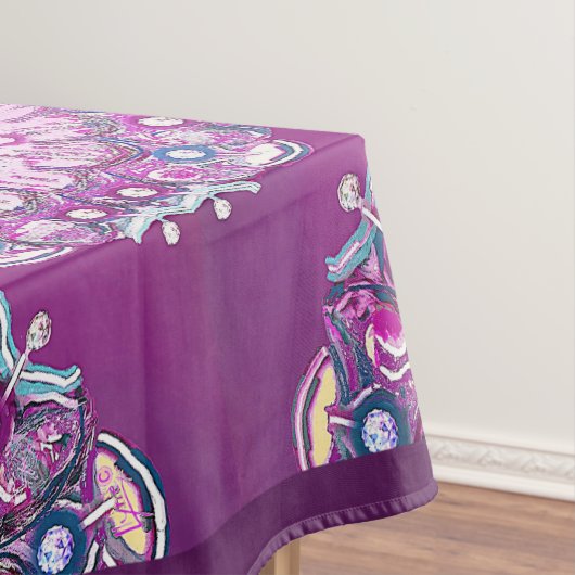 Nappe Cardinal Red Rosace (In Situ)