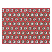 Nappe Cardinal rouge avec baies de houx (Devant (Horizontal))