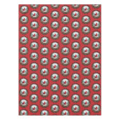 Nappe Cardinal rouge avec baies de houx (Devant)