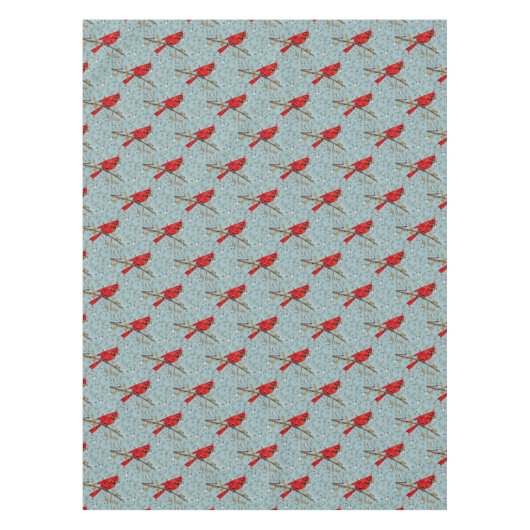 Nappe Cardinal rouge, l'oiseau de Noël (Devant)