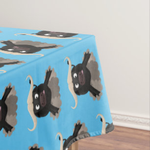 Nappe Caricature amusante de buffle d'eau courante