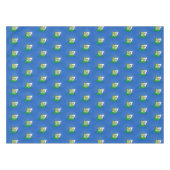 Nappe Caricature amusante de grenouille verte (Devant (Horizontal))