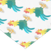 Nappe Caricature amusante du coq à rames (Angle)