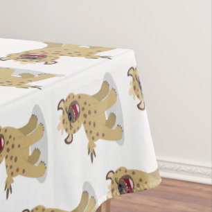 Nappe Caricature amusante hyena riant illustration