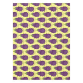 Nappe Caricature d'aubergine d'aubergine joliment heureu (Devant)