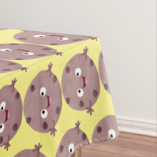 Nappe Caricature de biscuit à puce en chocolat