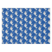Nappe Caricature de bulles de narval joyeux (Devant (Horizontal))