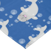Nappe Caricature de bulles de narval joyeux (Angle)