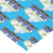 Nappe Caricature de camion de glace joli (Angle)