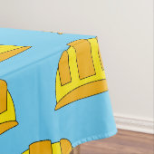 Nappe Caricature de Casquette dur jaune (In Situ)