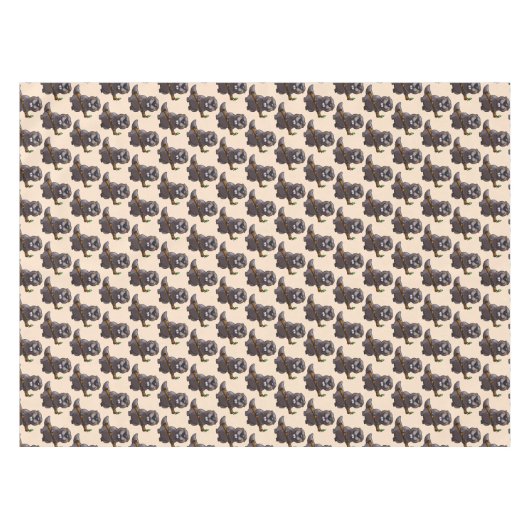 Nappe caricature de castor mignon (Devant (Horizontal))