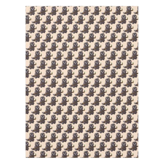 Nappe caricature de castor mignon (Devant)