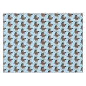 Nappe Caricature de cheval de trait de Cute Clydesdale (Devant (Horizontal))