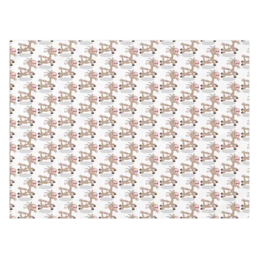 Nappe Caricature de chèvre billy joyeux (Devant (Horizontal))