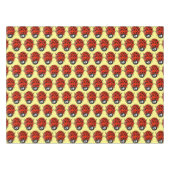 Nappe Caricature de coccinelle rouge joyeux (Devant (Horizontal))