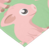 Nappe Caricature de cochon mignon (Angle)