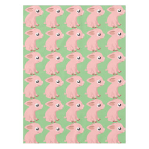 Nappe Caricature de cochon mignon