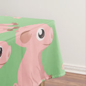 Nappe Caricature de cochon mignon (In Situ)