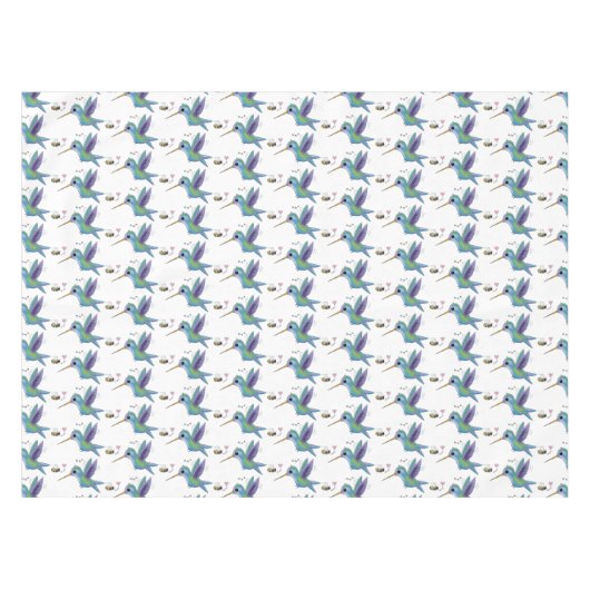 Nappe Caricature de colibri d'abeille mignonne (Devant (Horizontal))