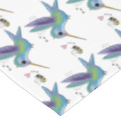 Nappe Caricature de colibri d'abeille mignonne (Angle)