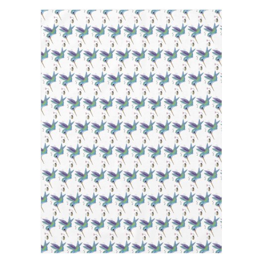 Nappe Caricature de colibri d'abeille mignonne (Devant)