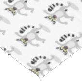 Nappe Caricature de danse lémurienne en anneau mignon (Angle)